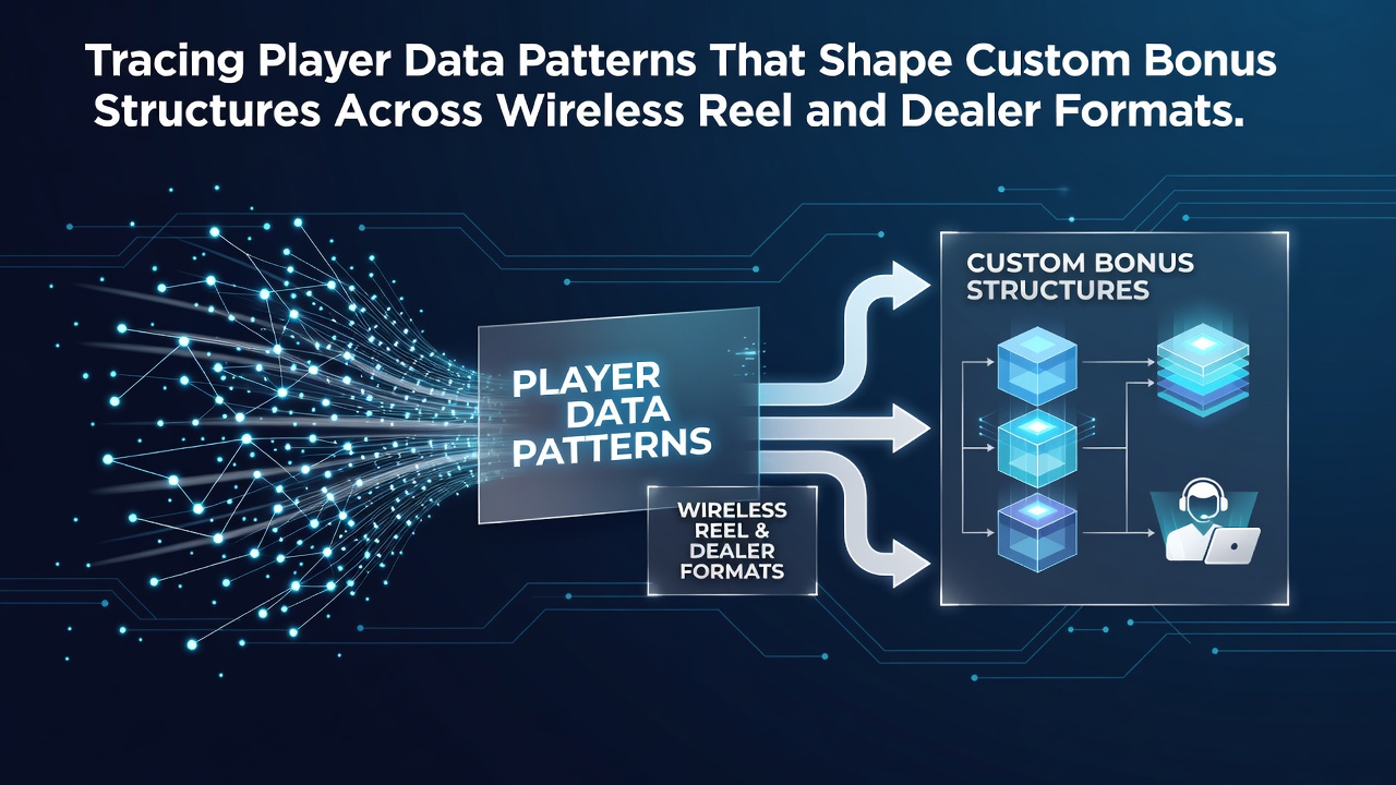 Player data analytics dashboard showing patterns across mobile reel and live dealer gaming sessions